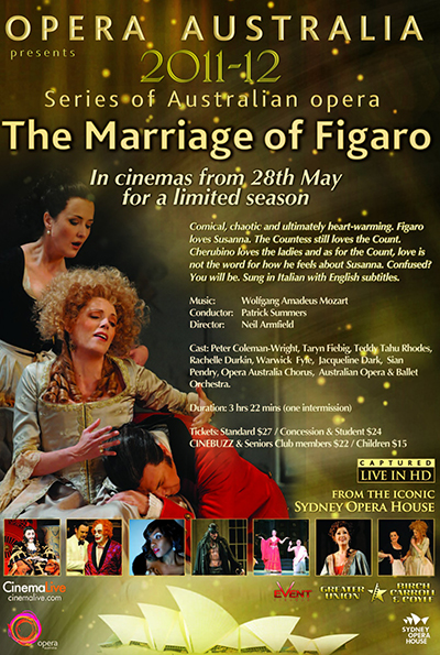 Opera Australia: The Marriage of Figaro cover