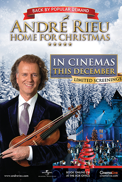 André Rieu: Home for Christmas with Live Castle Tour cover