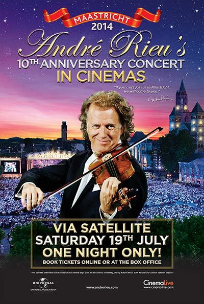 André Rieu's 2014 10th Anniversary Maastricht Concert cover